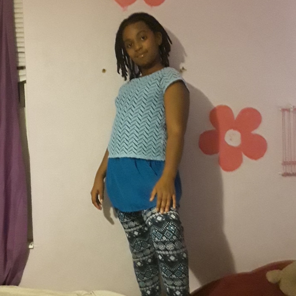A dress and leggings